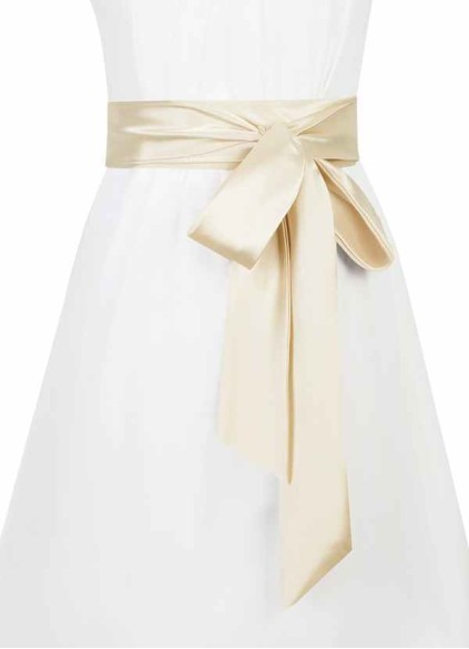 Hrongk Charmeuse Sash