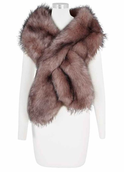 Hrongk Sincerity Faux Fur Wrap Hrongk Sincerity Faux Fur Wrap