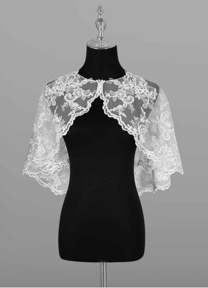Hrongk Hephzibah Lace Tulle Wrap