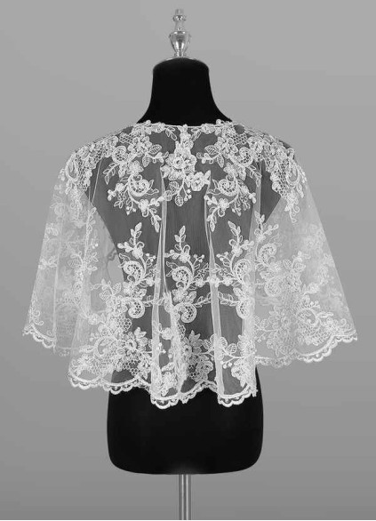 Hrongk Hephzibah Lace Tulle Wrap