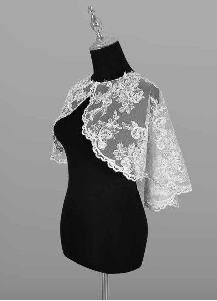 Hrongk Hephzibah Lace Tulle Wrap