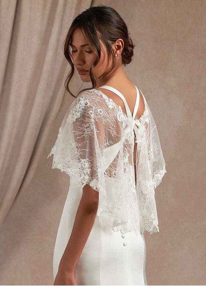Hrongk Hodesh Lace Tulle Wrap Hrongk Hodesh Lace Tulle Wrap