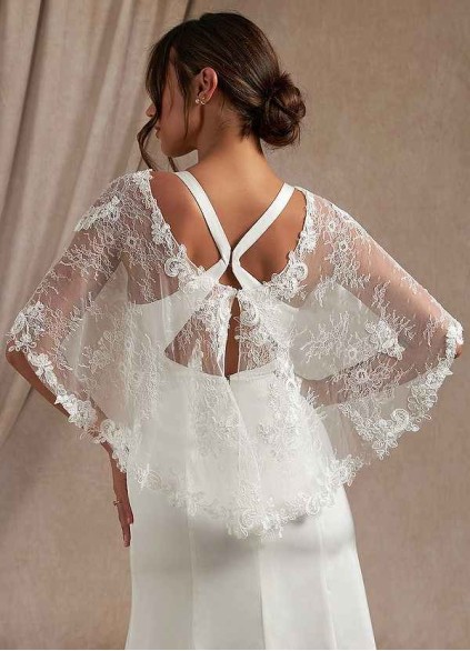 Hrongk Hodesh Lace Tulle Wrap Hrongk Hodesh Lace Tulle Wrap