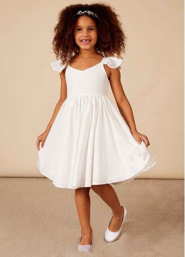Hrongk Roza Flower Girl Dress