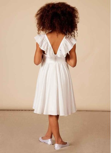 Hrongk Roza Flower Girl Dress