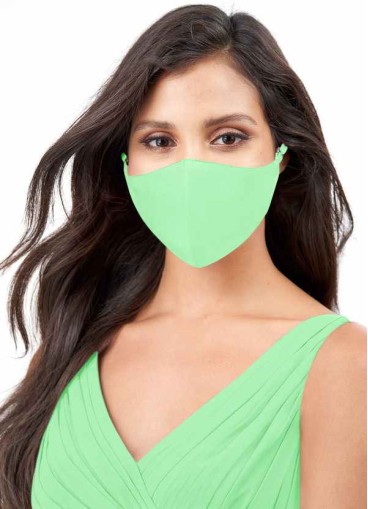 Hrongk Non-Medical Matte Satin Reusable Face Mask With Adjustable Loop