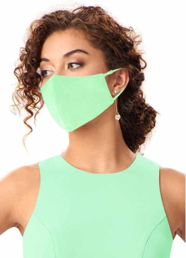 Hrongk Non-Medical Matte Satin Reusable Face Mask With Adjustable Loop