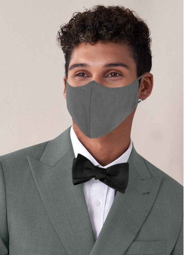 Hrongk Men's Non-Medical Reusable Suiting-style Face Mask