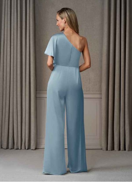 Hrongk Hagretta Stretch Satin Jumpsuit
