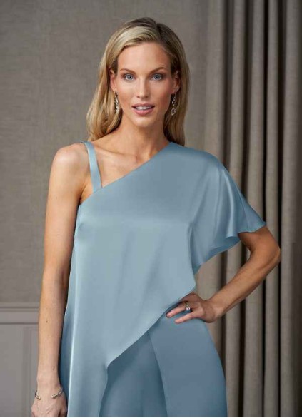 Hrongk Hagretta Stretch Satin Jumpsuit