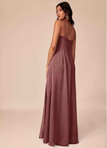 Hrongk Briza Stretch Satin Dress