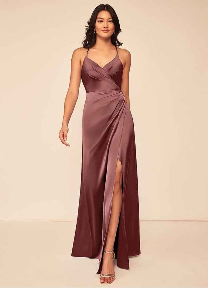 Hrongk Geanna Stretch Satin Dress