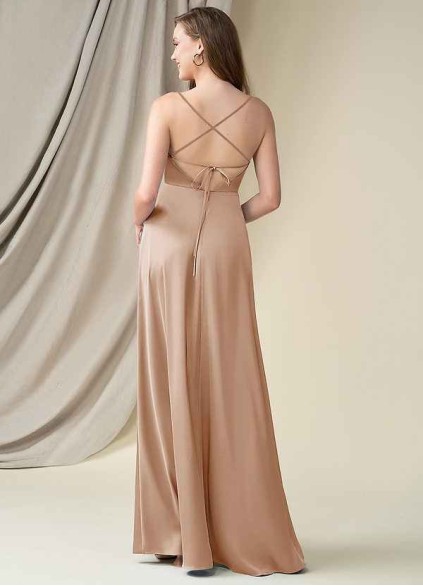 Hrongk Madaleine Stretch Satin Dress