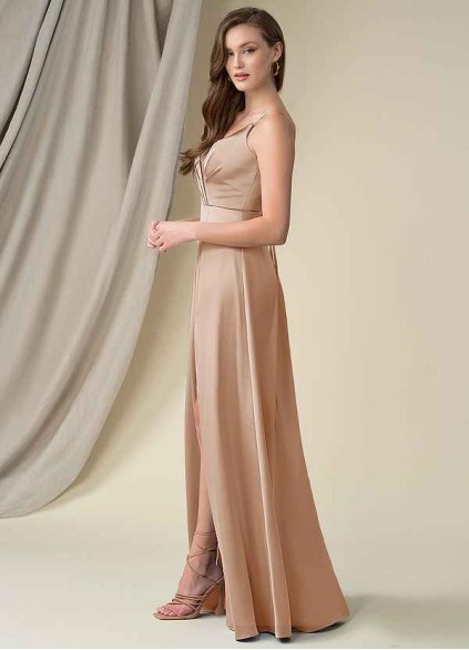 Hrongk Madaleine Stretch Satin Dress