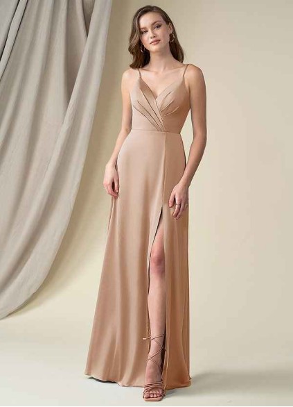 Hrongk Madaleine Stretch Satin Dress