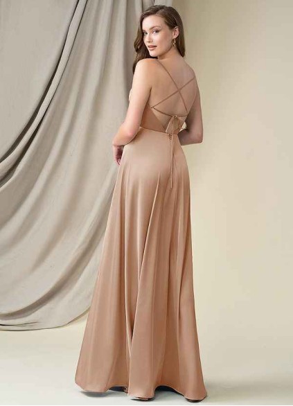 Hrongk Madaleine Stretch Satin Dress