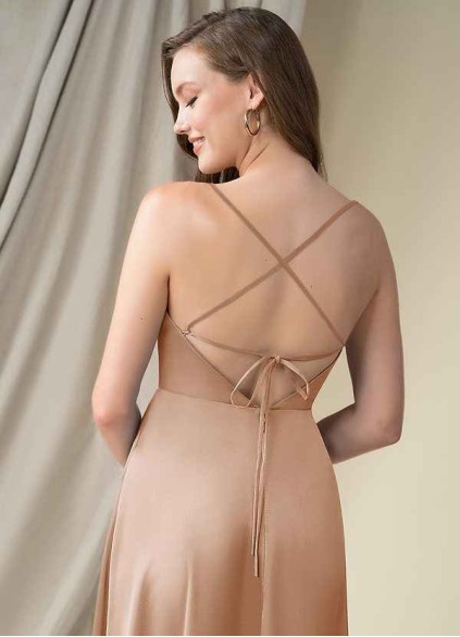 Hrongk Madaleine Stretch Satin Dress