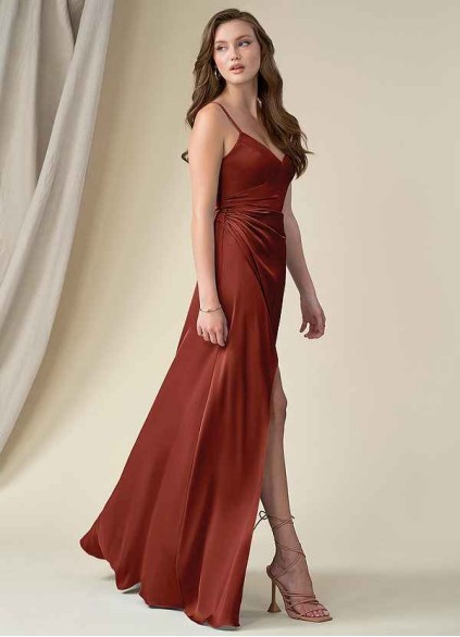 Hrongk Marchella Stretch Satin Dress