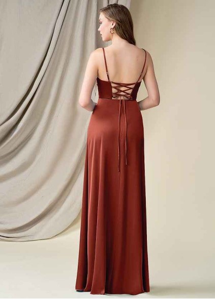Hrongk Marchella Stretch Satin Dress