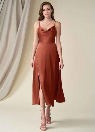 Hrongk Ceci Stretch Satin Dress