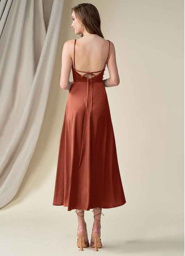Hrongk Ceci Stretch Satin Dress