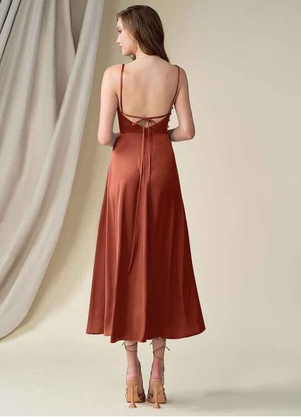 Hrongk Ceci Stretch Satin Dress Hrongk Ceci Stretch Satin Dress