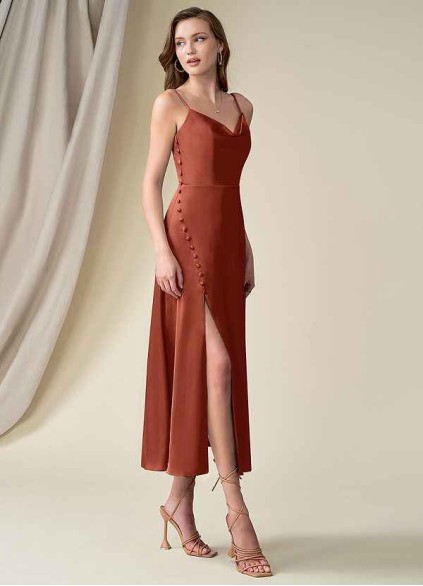 Hrongk Ceci Stretch Satin Dress Hrongk Ceci Stretch Satin Dress