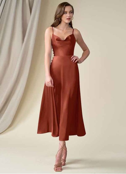 Hrongk Ceci Stretch Satin Dress Hrongk Ceci Stretch Satin Dress