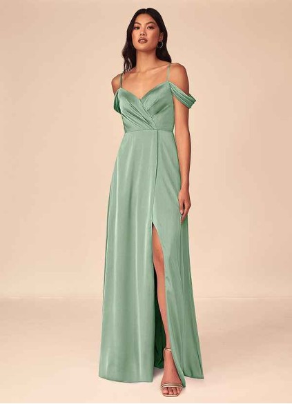 Hrongk Ocean Stretch Satin Dress