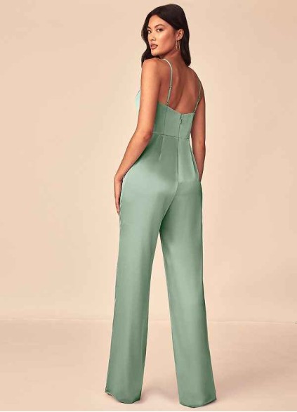 Hrongk Elizabella Stretch Satin Jumpsuit Hrongk Elizabella Stretch Satin Jumpsuit