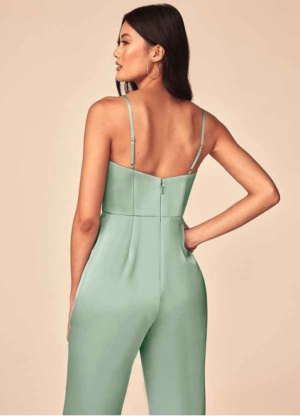 Hrongk Elizabella Stretch Satin Jumpsuit Hrongk Elizabella Stretch Satin Jumpsuit