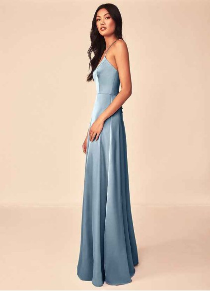 Hrongk Mei Stretch Satin Dress Hrongk Mei Stretch Satin Dress