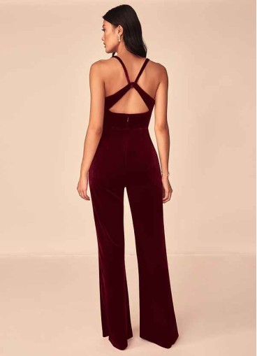 Hrongk Emmette Velvet Jumpsuit