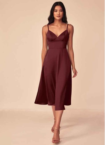 Hrongk Dottie Stretch Satin Dress