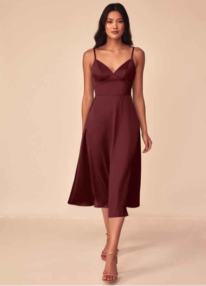 Hrongk Dottie Stretch Satin Dress Hrongk Dottie Stretch Satin Dress