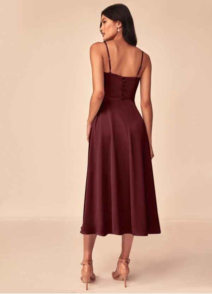 Hrongk Dottie Stretch Satin Dress Hrongk Dottie Stretch Satin Dress