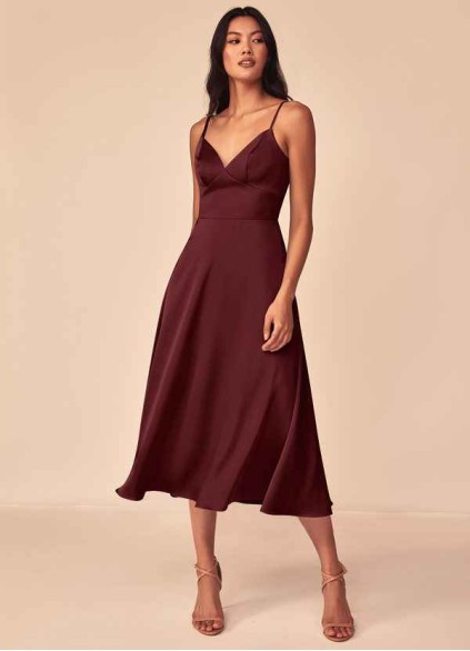 Hrongk Dottie Stretch Satin Dress Hrongk Dottie Stretch Satin Dress