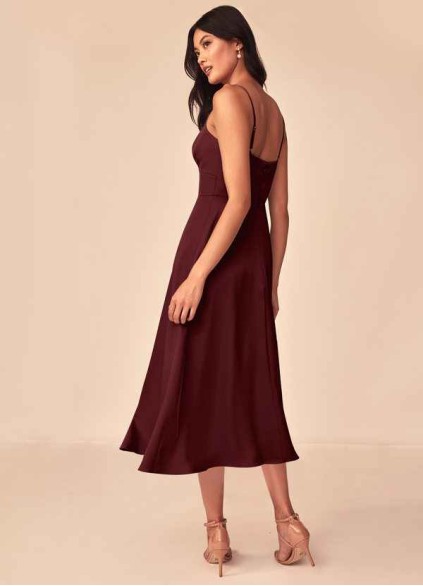 Hrongk Dottie Stretch Satin Dress Hrongk Dottie Stretch Satin Dress