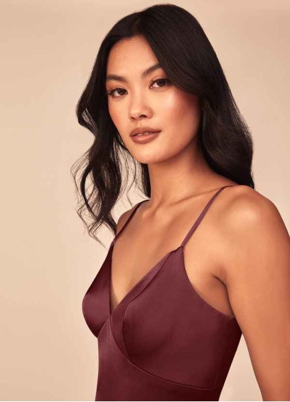 Hrongk Dottie Stretch Satin Dress Hrongk Dottie Stretch Satin Dress