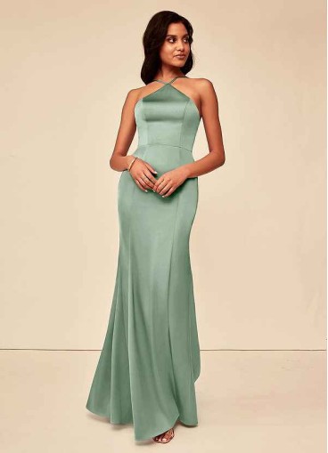 Hrongk Stacey Stretch Satin Dress