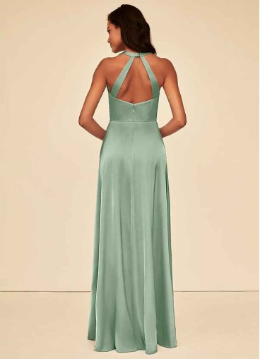 Hrongk Ceria Stretch Satin Dress