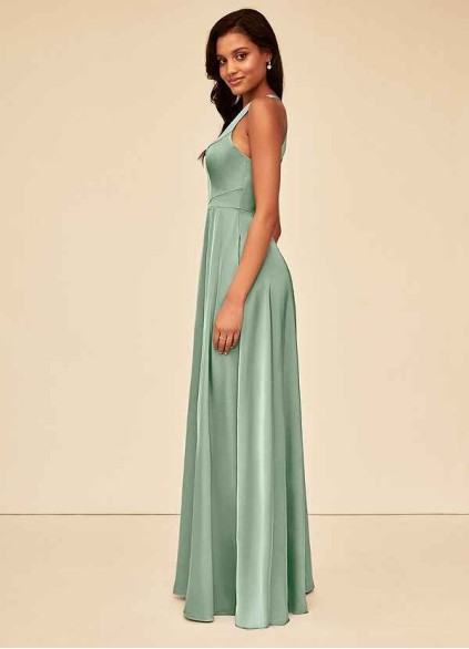 Hrongk Ceria Stretch Satin Dress Hrongk Ceria Stretch Satin Dress