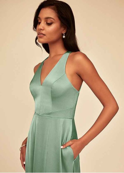 Hrongk Ceria Stretch Satin Dress Hrongk Ceria Stretch Satin Dress