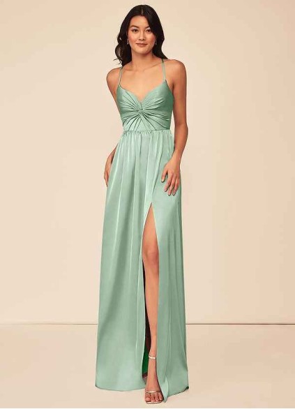 Hrongk Raya Stretch Satin Dress