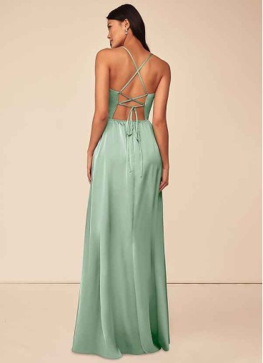 Hrongk Raya Stretch Satin Dress