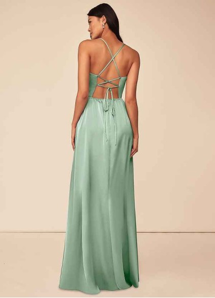 Hrongk Raya Stretch Satin Dress Hrongk Raya Stretch Satin Dress