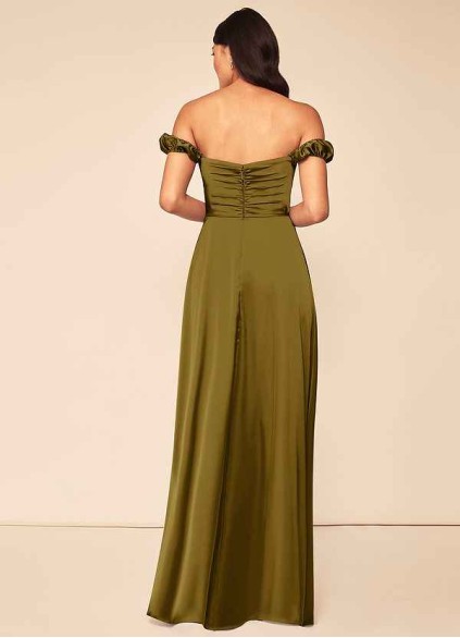 Hrongk Asha Stretch Satin Dress