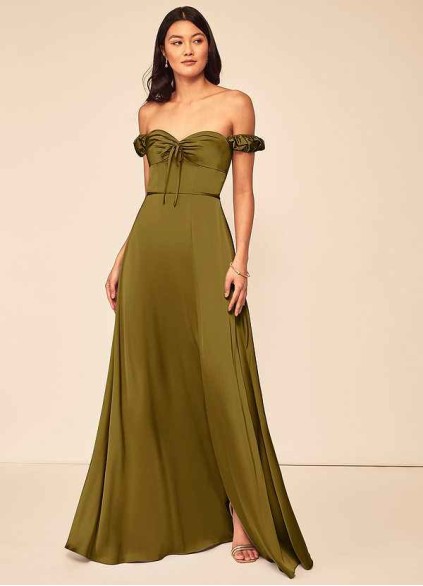 Hrongk Asha Stretch Satin Dress