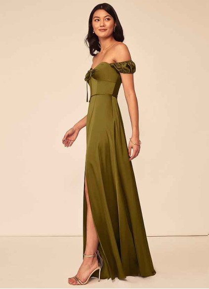 Hrongk Asha Stretch Satin Dress