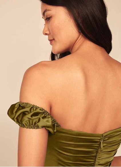 Hrongk Asha Stretch Satin Dress